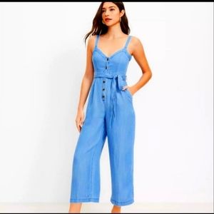 Loft Chambray jumpsuit